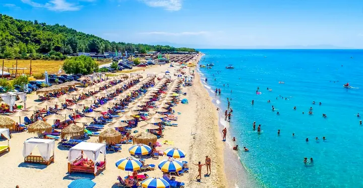 Possidi Cape beach, Kassandra Chalkidiki — 10 minutes by car from Anastasia Eleni